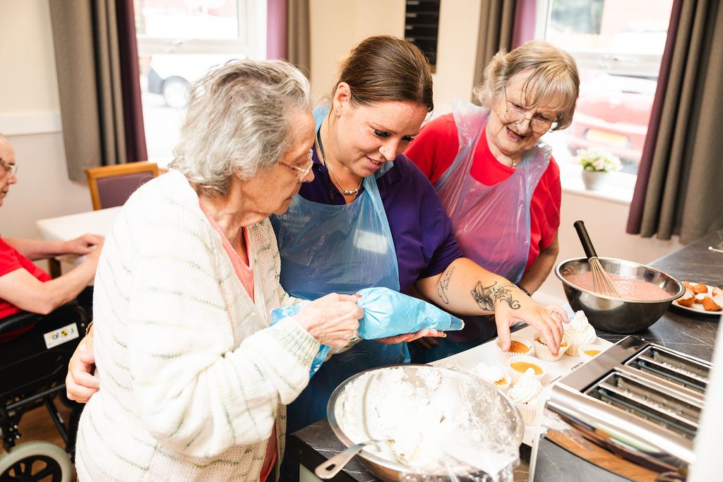 New accommodation at Eckington Court specialist mental health care home in Derbyshire.
